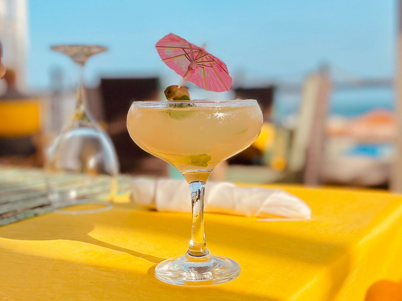 Cocktail vue mer